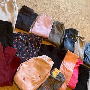 17 pairs girls 3t pants